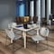 Regency Kahlo Square Table & Chair Sets, 48 W, 48 L, 29 H, Wood, Metal, Polypropylene Top, Maple TPL4848PLCM44GY - alternate 4